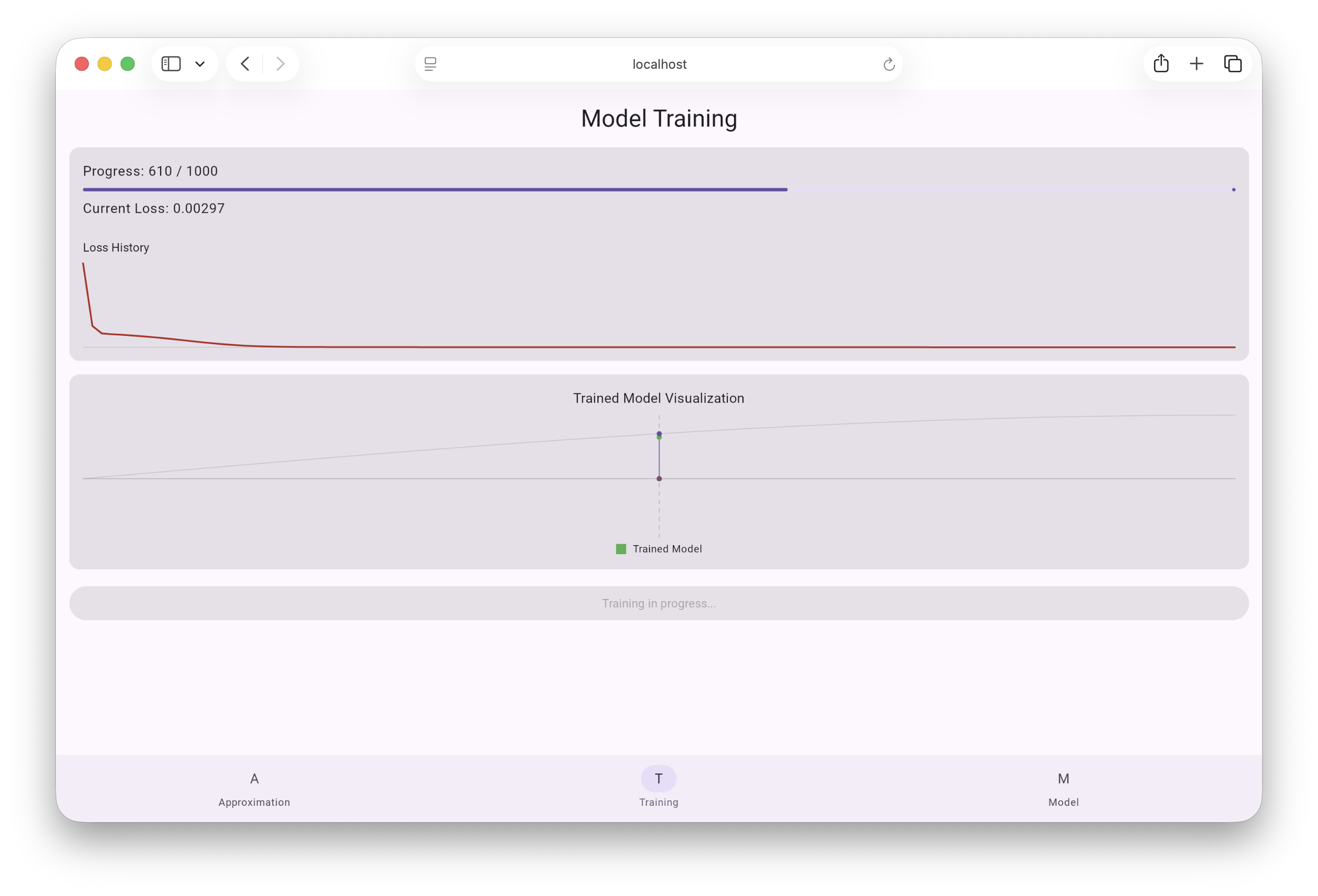 Screenshot of Sinus Approximator